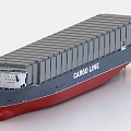 Container Ship Transport Ship Tanker Freighter Ship Cargo Ship Engineering Ship 3d model