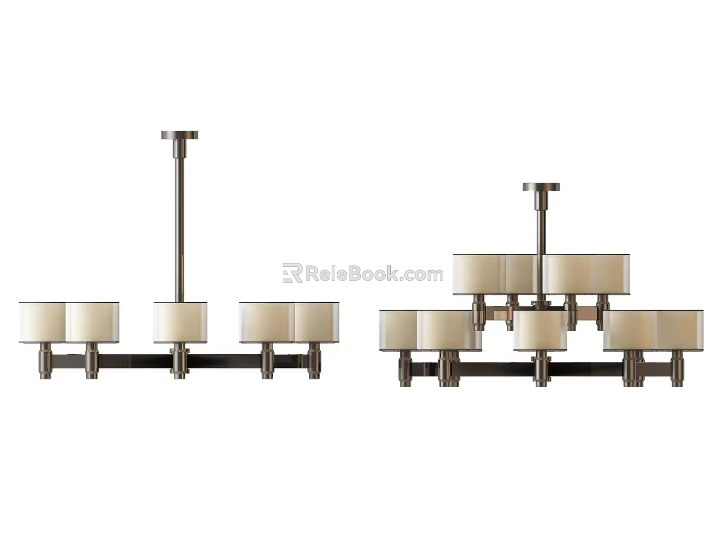 Modern chandelier 3d model