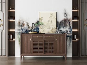 New Chinese Sideboard 3d model