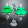 Table lamp industrial table lamp homemade table lamp industrial wind 3d model