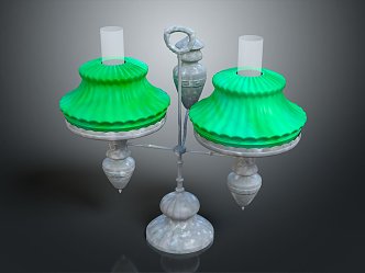 Table lamp industrial table lamp homemade table lamp industrial wind 3d model