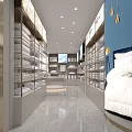 Modern Luxury Bedroom Specialty Store with Stylish Beds and Elegant Interior Design