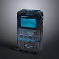 Ricoh Portable Digital Voice Recorder With Blue Screen And Control Buttons For Everyday Use