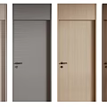 Stylish Hinged Doors In Various Colors And Materials For Modern Home Interior