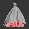 Modern Wedding Evening Dress Dress Prom Dress 3d model