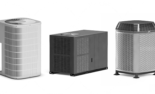 Modern air conditioner external unit air conditioner external unit heat pump 3d model