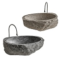 Modern stone basin stone basin 3d model