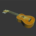 Wooden Brown Acoustic Ukulele With Four Strings For Home Daily Life Use