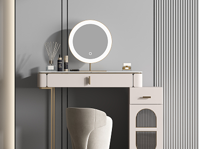 Light Luxury Dressing Table model