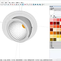 Modern LED Downlight Spotlight with Bright Illumination and Ceiling Mounted Design