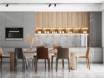 Modern Restaurant Home Restaurant 3d model