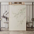 Screen partition 3d model