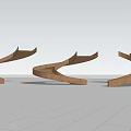 Modern Wooden Spiral Staircase Design With Curved Steps And Natural Light
