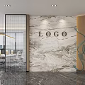 Modern Front Desk 3d model