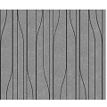Gray Wall Panel Design With Vertical Lines And Wavy Patterns For Modern Interior Decor 3d model