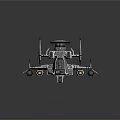 Advanced Futuristic Space Exploration Helicopter With Sci Fi Design Features