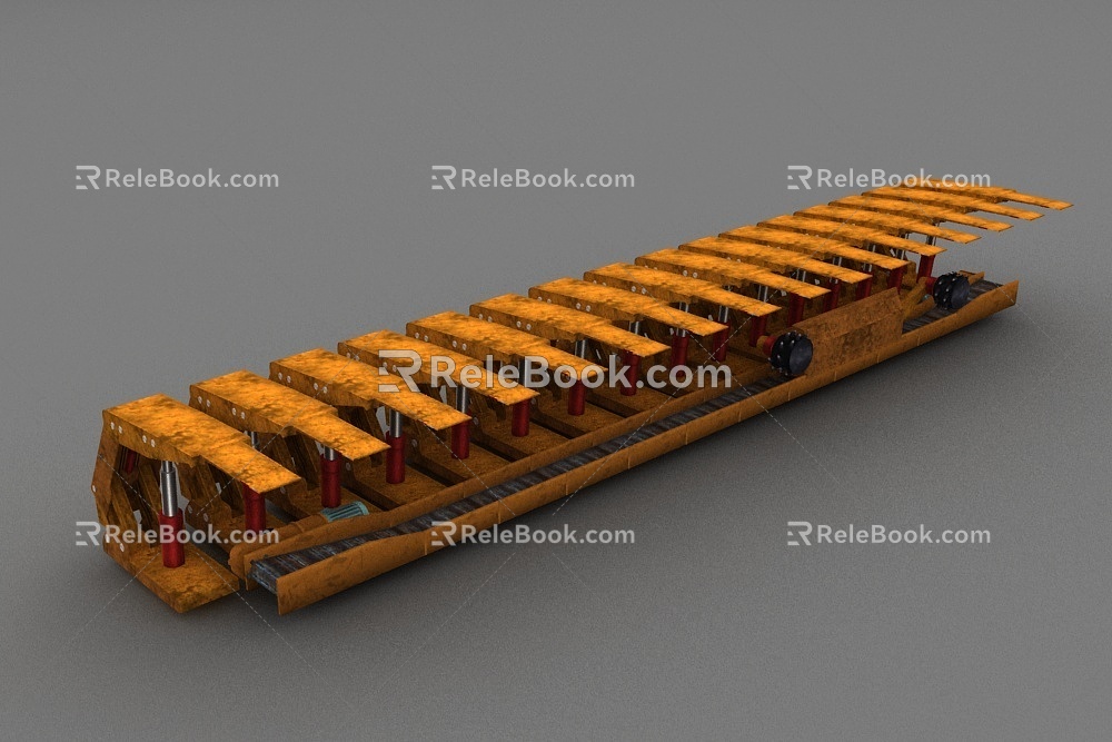 tunnel support transmission system 3d model