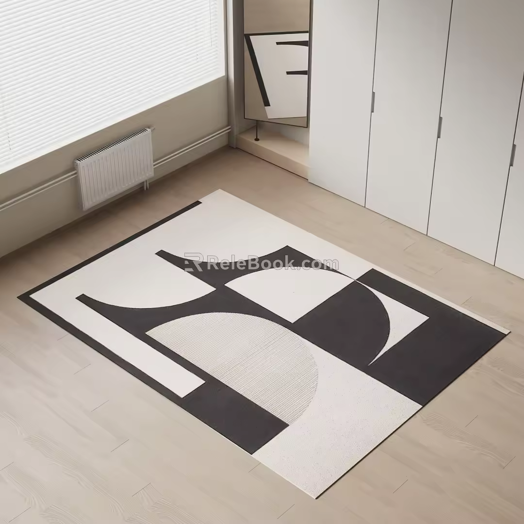 NORHOR Silent Wind Carpet Fabric Carpet 3d model