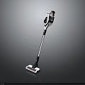 Cordless Handheld Vacuum Cleaner With Modern White Design Lightweight And Powerful Suction