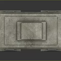 Classical Stone Arc de Triomphe With Arched Doorway Carved Reliefs Top Platform And Base