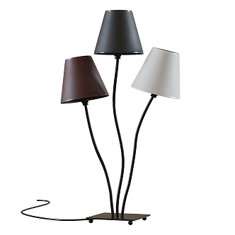 modern table lamp glass table lamp round table lamp hat table lamp flos 3d model