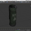 Grenade Grenade Science Fiction Grenade Science Fiction Grenade Smoke Bomb Flash Bomb High Explosive Bomb Tear Bomb Grenade Simple Model Grenade Low Model Low Face Number Grenade 3d model