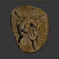 Household Decorative Sculpture With Two Embracing Figures And Textured Stone Base