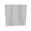 Modern background wall 3d model