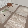 Modern Square Carpet 3d model