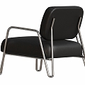 Modern Metal Bracket Leisure Chair 3d model