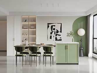 Modern Restaurant 3d model