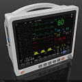 Multiparameter Medical Monitor For Real Time Vital Signs Tracking And Waveform