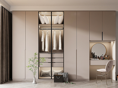 Modern Dresser Wardrobe Closet model