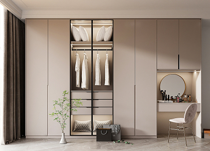 Modern Dresser Wardrobe Closet 3d model