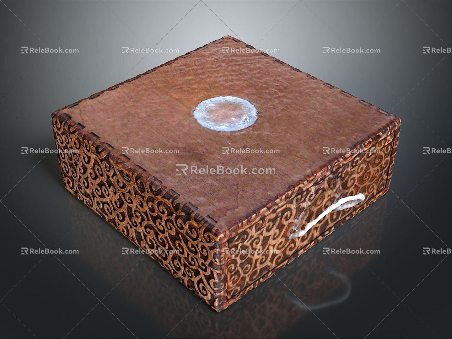 Jewelry Box Antique Jewelry Box Silverware Antique Silverware Decorative Box Women's Articles Women's Articles 3d model