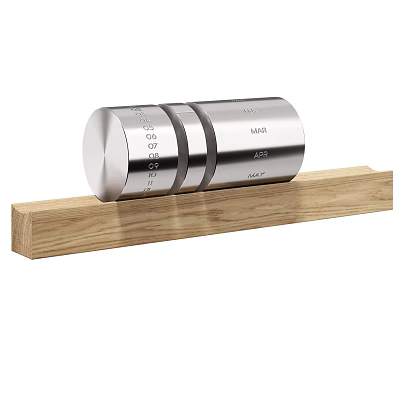 Practical Stainless Steel Stackable Kitchen Storage Containers On Wooden Tray 3d model Practical Stainless Steel Stackable Kitchen Storage Containers On Wooden Tray 3d model