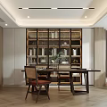 Modern study 3d model