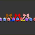 Vibrant Colorful Holiday Decorations With Origami Shapes And Decorative Balls