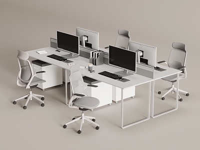 Modern Office Desk model