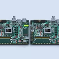Industrial Equipment Dual Circuit Boards With Integrated Chips Multiple Ports For Industrial Use