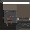 Modern Tatami Bedroom Interior Design With Built In Storage And Study Desk