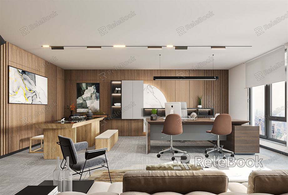 Modern Office Manager Room model