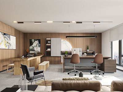 Modern Office Manager Room model