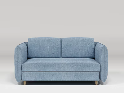 Nordic double sofa 3d model