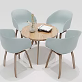 Colorful Modern Table And Chair Sets With Diverse Designs And Tabletop Decor
