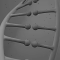 Advanced Medical Device for DNA Double Helix Structure Analysis and Research 3d model