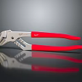 Professional Tiger Brand Hardware Pliers With Red Ergonomic Handles And Silver Metal Body