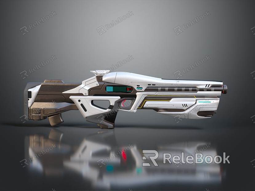 Sci-fi Pistol Pistol Next Generation Pistol Sci-fi Gun Game Gun Game Gun Concept Gun Laser Gun model