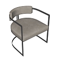 Modern single chair 3d model