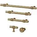 Brass Cabinet Handles in Various Lengths for Drawers and Furniture
